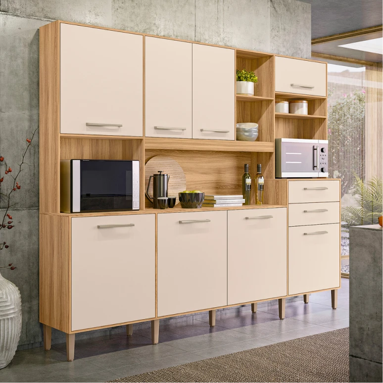 Nicioli - Kit Cozinha Hortela - Freijo e Off White - Ambiente - Ecommerce 1